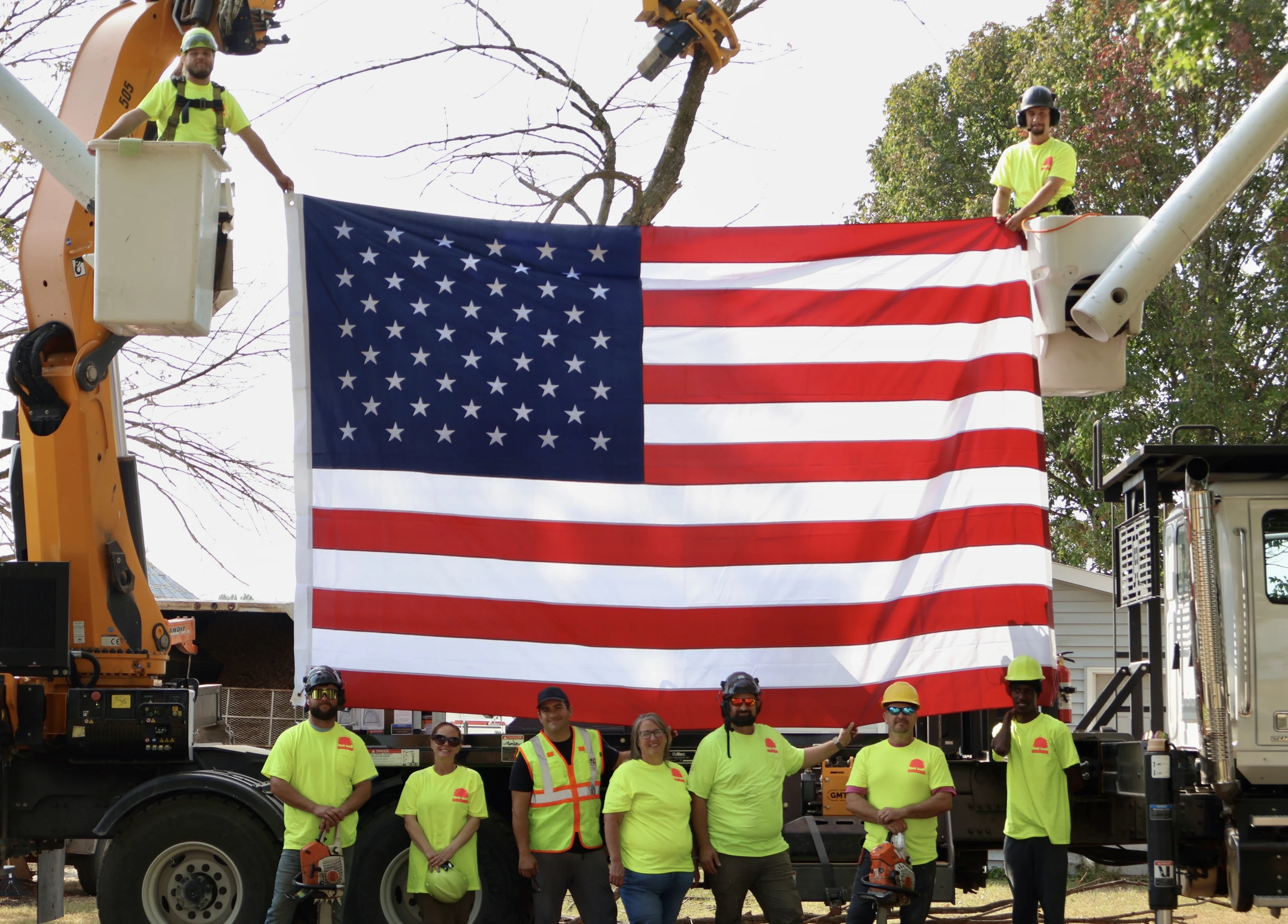 Tree Wizard crew at work in Columbia, MO