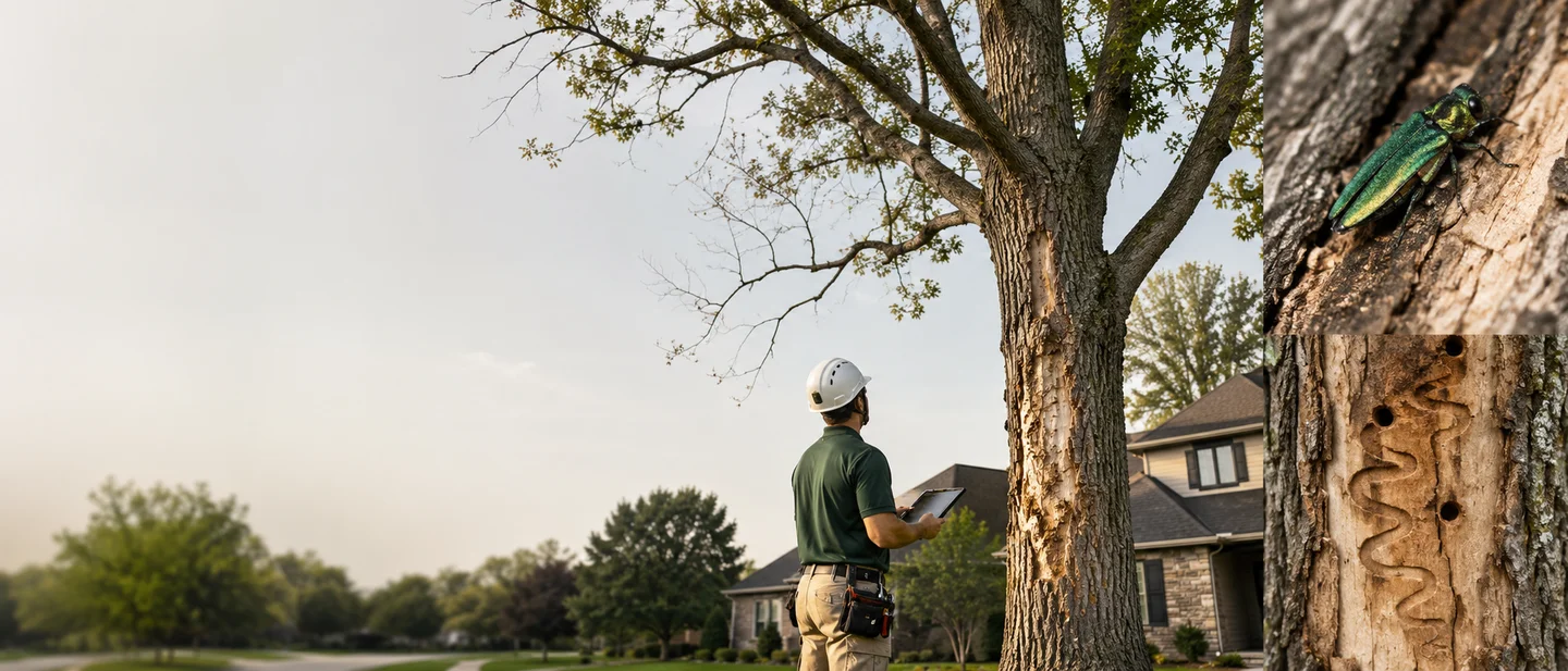 Emerald Ash Borer treatment in Columbia, MO — Tree Wizard evaluates and treats ash trees