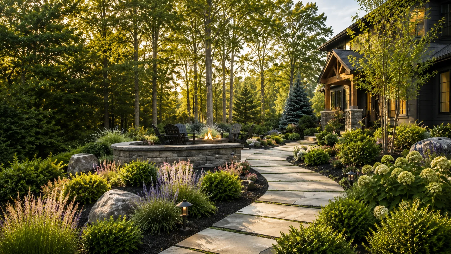 Landscape design work in Columbia, MO by Tree Wizard